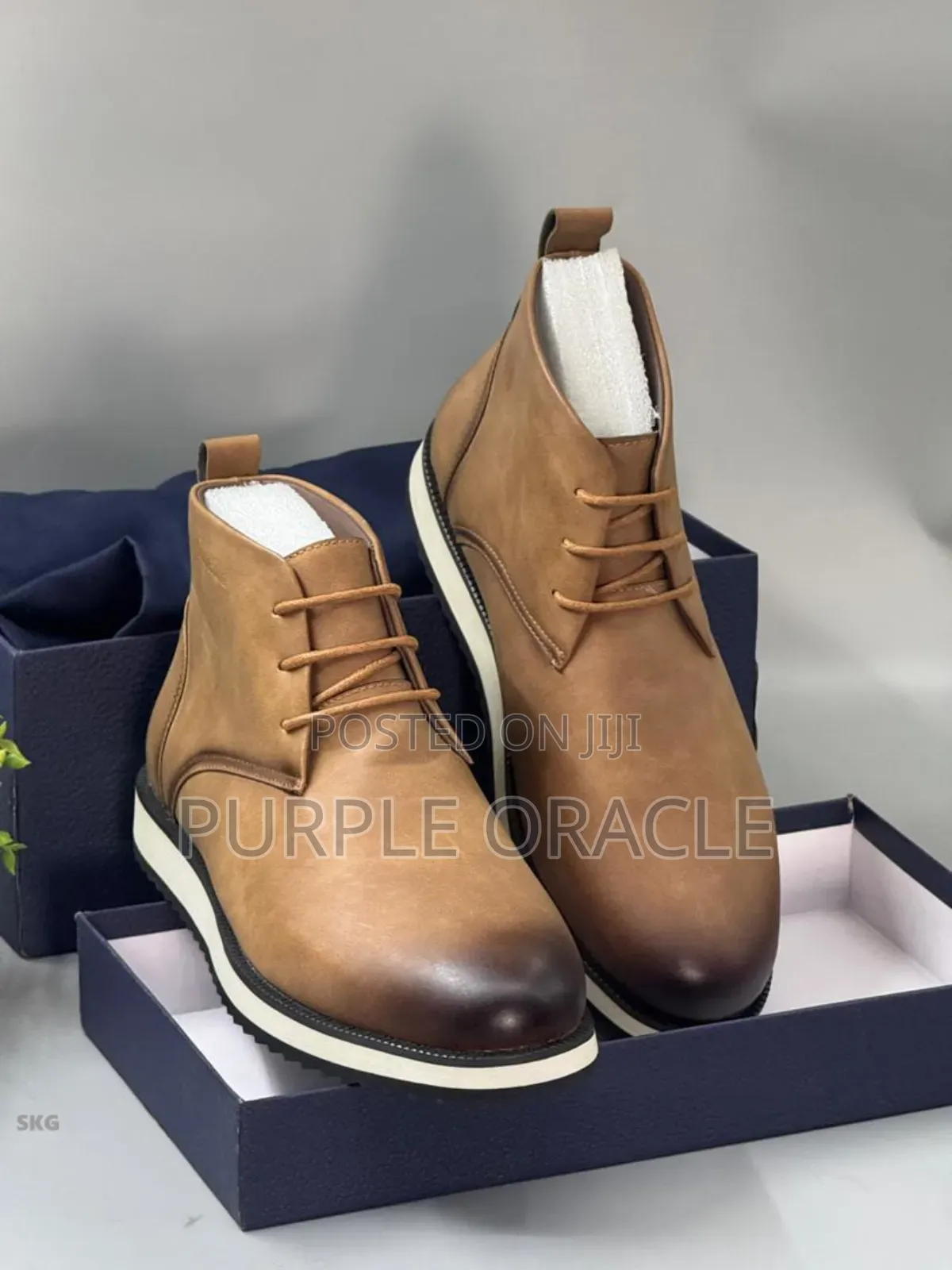 Chukka Boot With A Lace Up Design