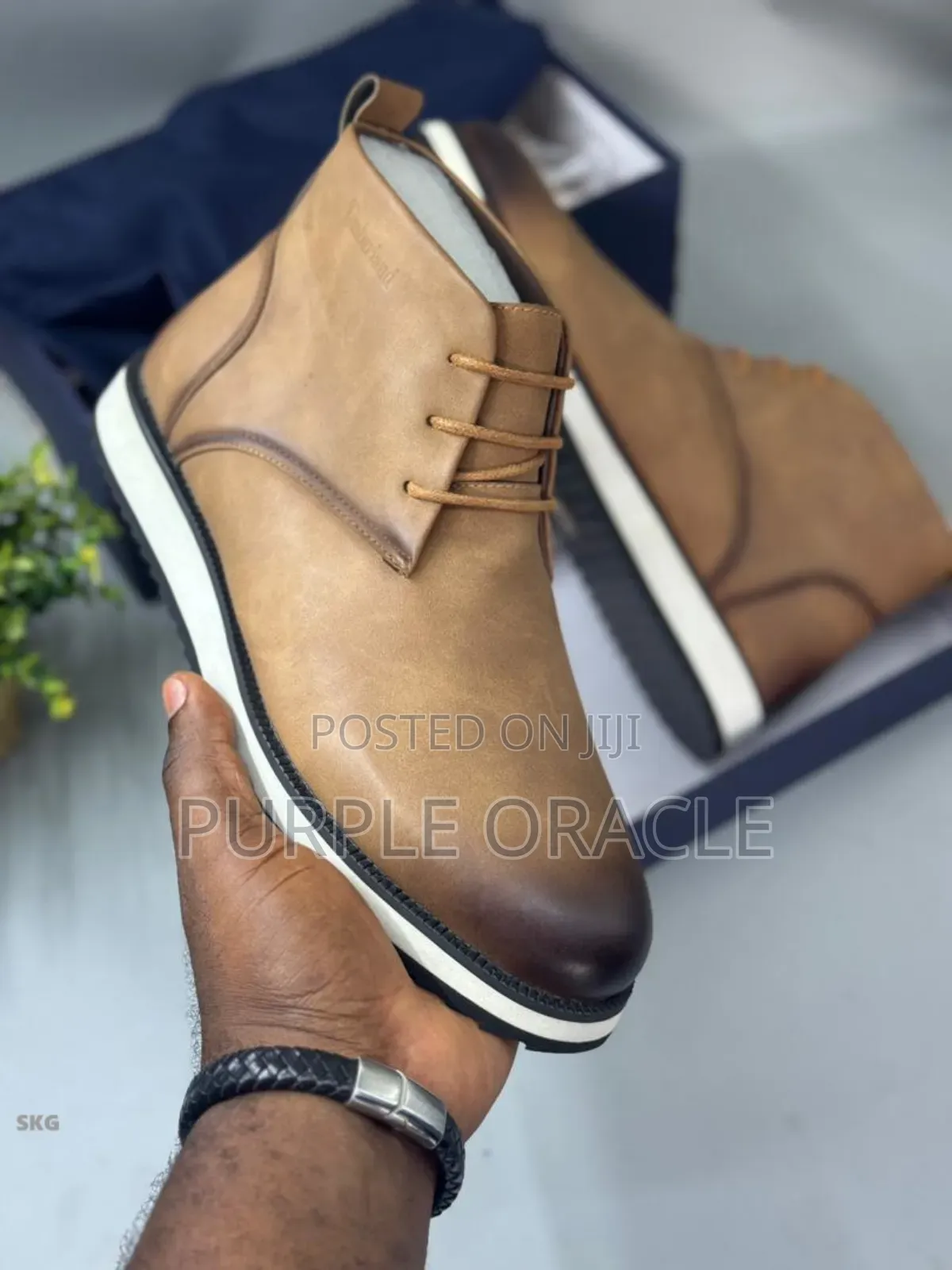 Chukka Boot With A Lace Up Design