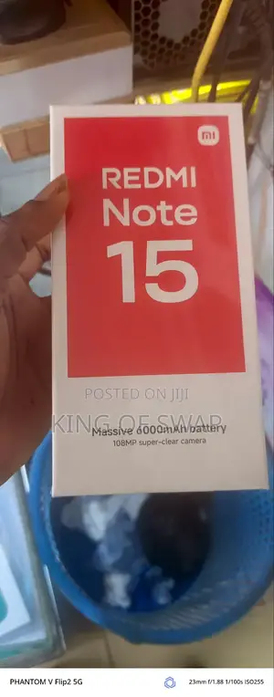 New Xiaomi Redmi Note 15 128 GB Black