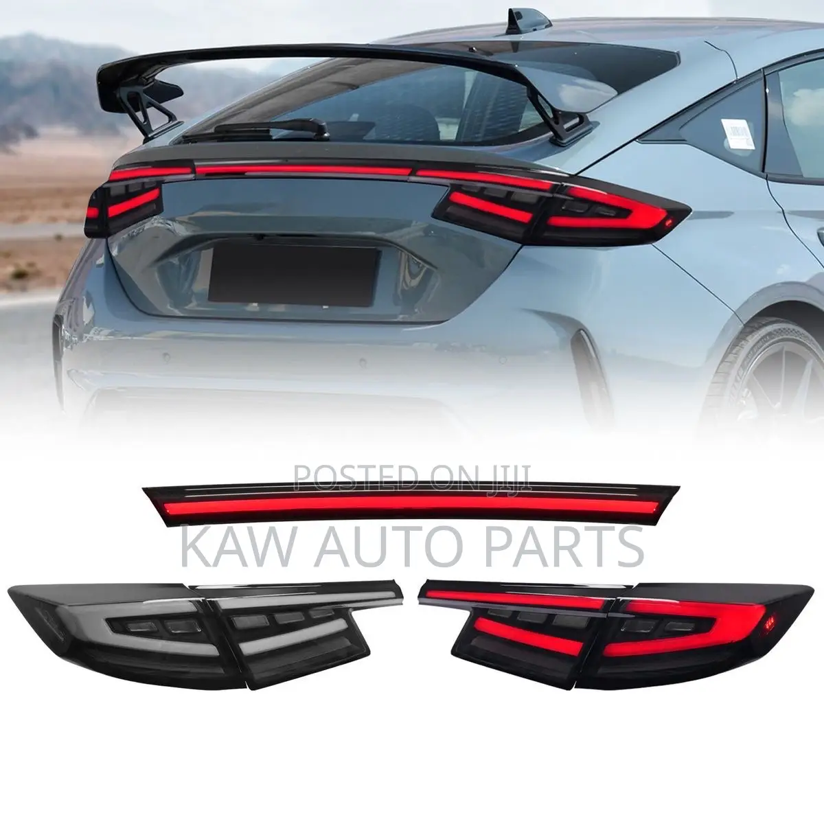 2022,2023,2024,2025 Led Taillight For Honda Civic Hatchback