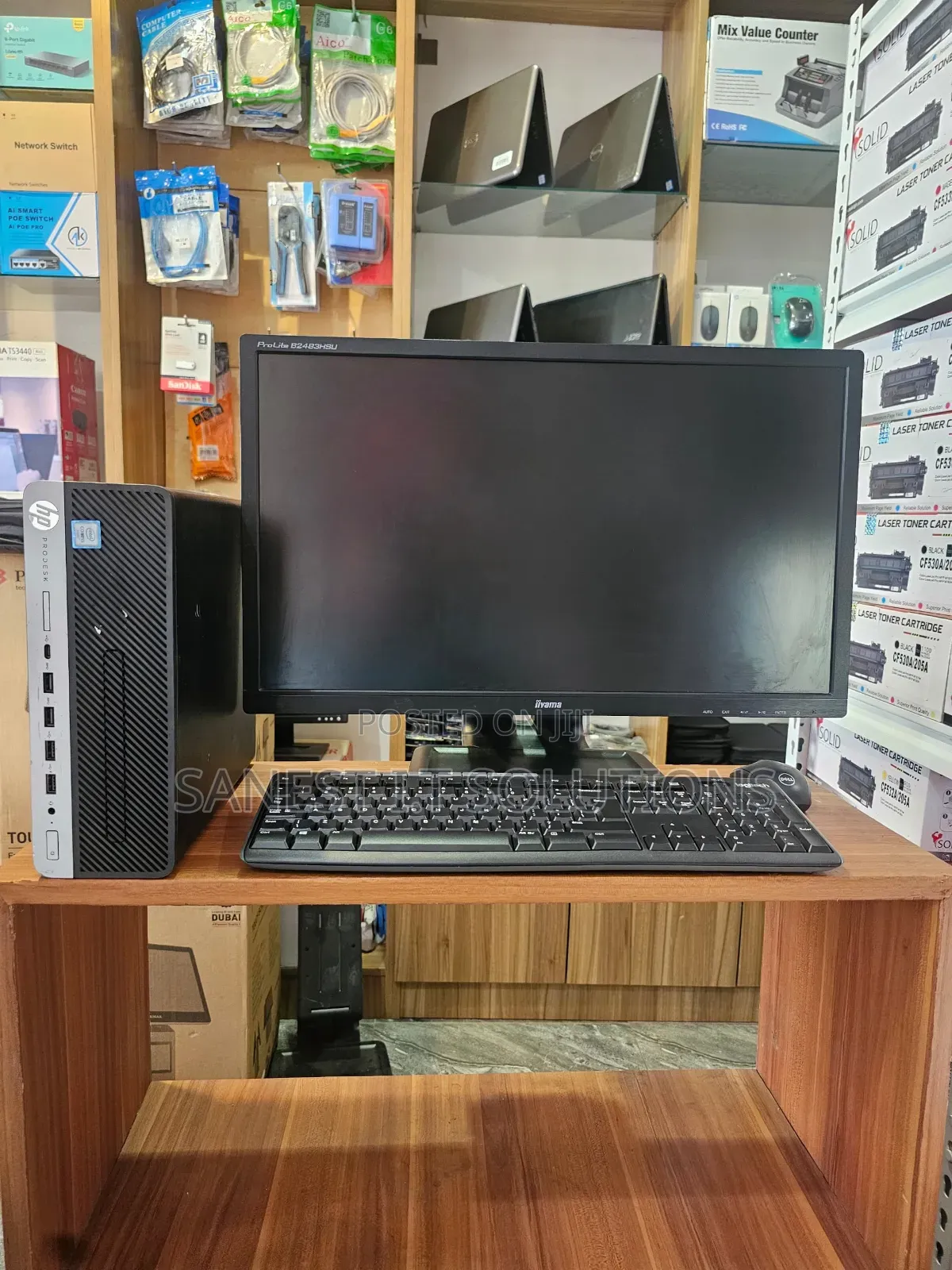 Desktop Computer HP EliteDesk 800 G4 8GB Intel Core i5 SSD 128GB