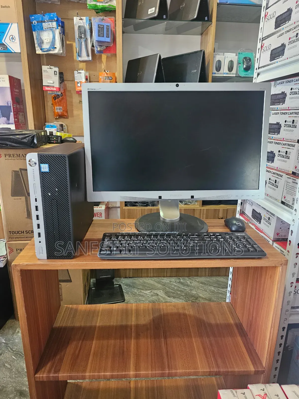 Desktop Computer HP EliteDesk 800 G4 8GB Intel Core i5 SSD 128GB