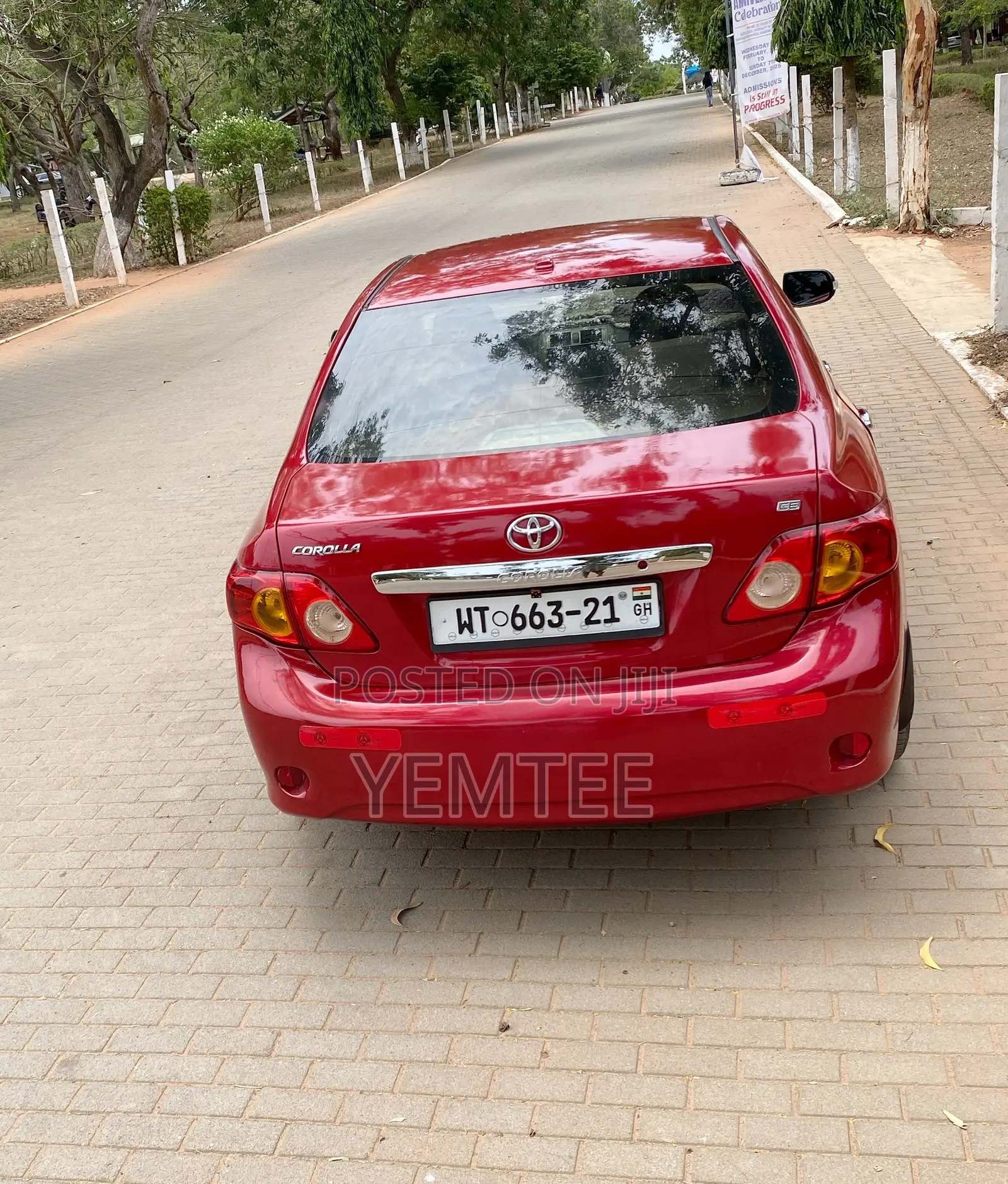 Toyota Corolla 2010 Red