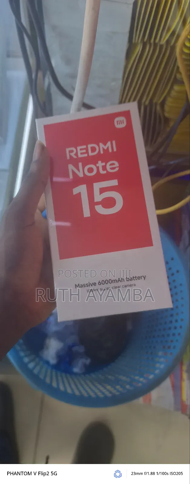 New Xiaomi Redmi Note 15 128 GB Black
