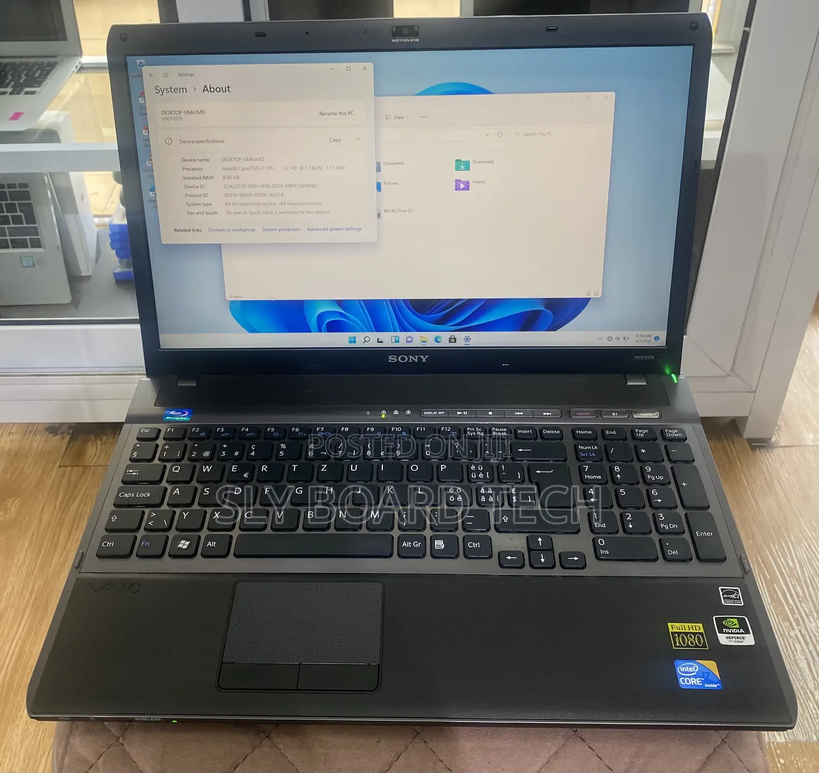 Laptop Sony VAIO VPC-F12S1E 8GB Intel Core i7 HDD 500GB