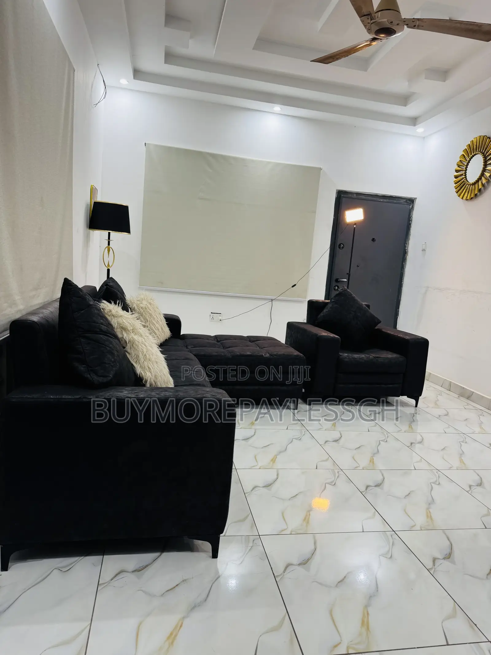 L Shape Sofa 5 in 1 Including a Single Chair American Size