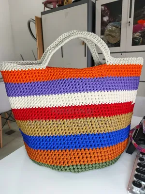 Crochet Polyester Cord Basket