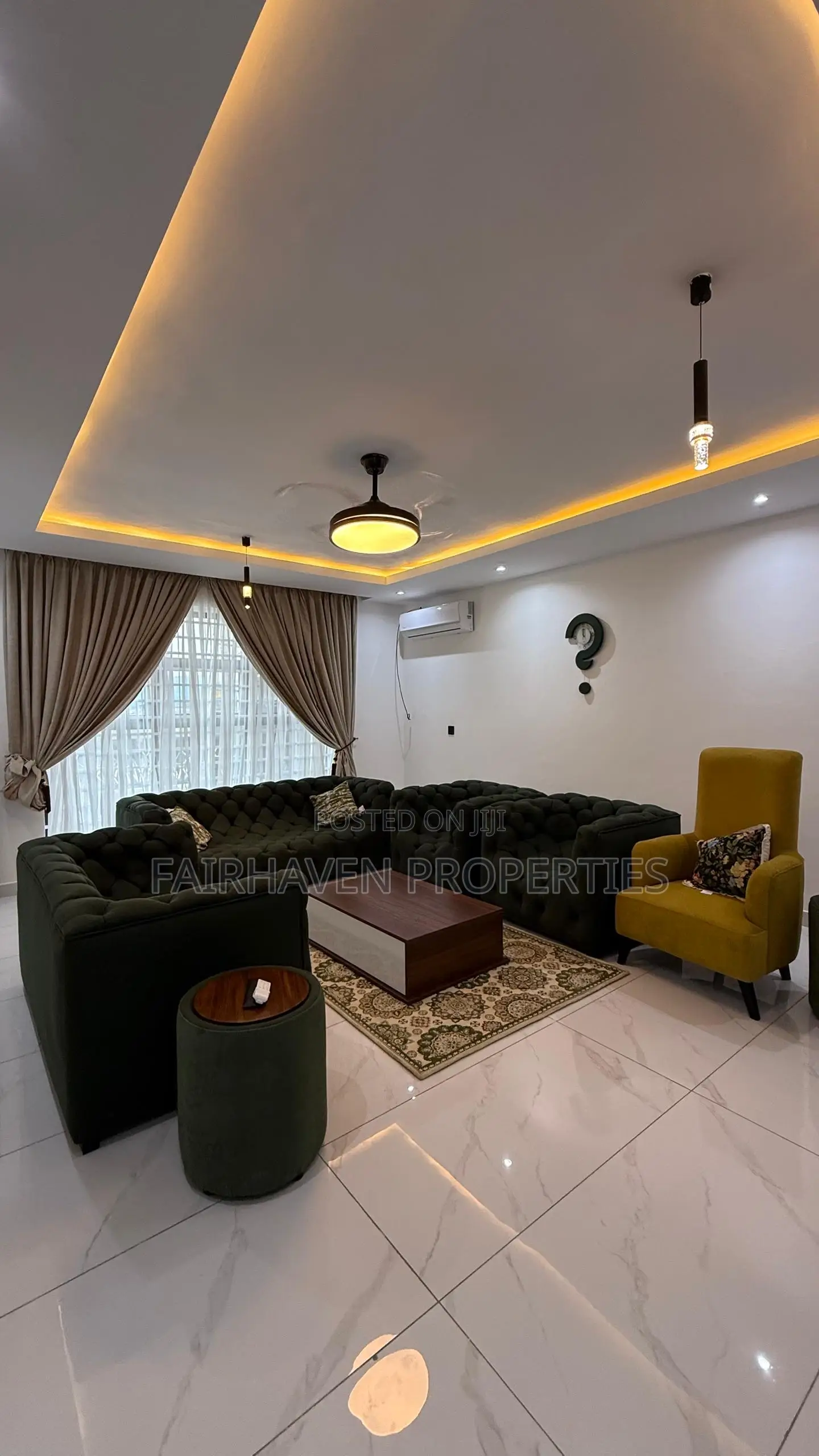 Furnished 4bdrm House in Fairhaven Properties, East Legon for sale