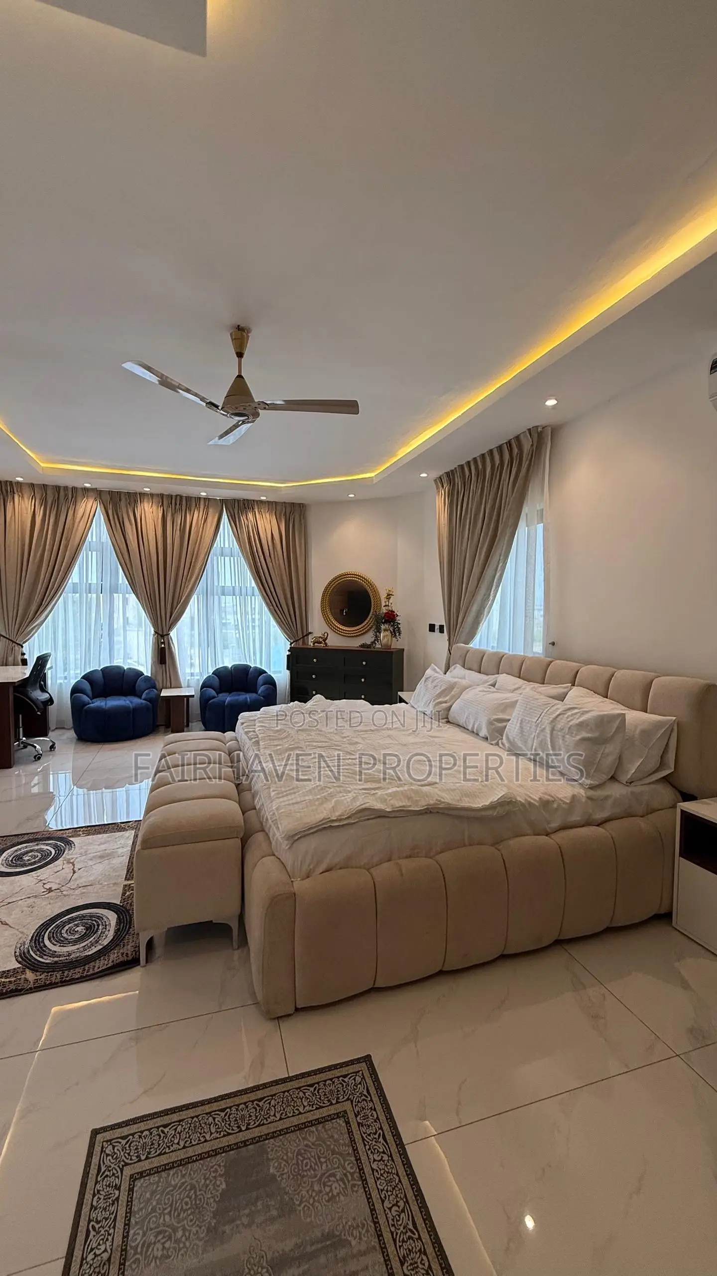 Furnished 4bdrm House in Fairhaven Properties, East Legon for sale