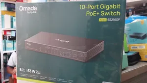 Omada Tp-Link 10 Port Gigabit Poe+ Switch (Agile Es210gp)
