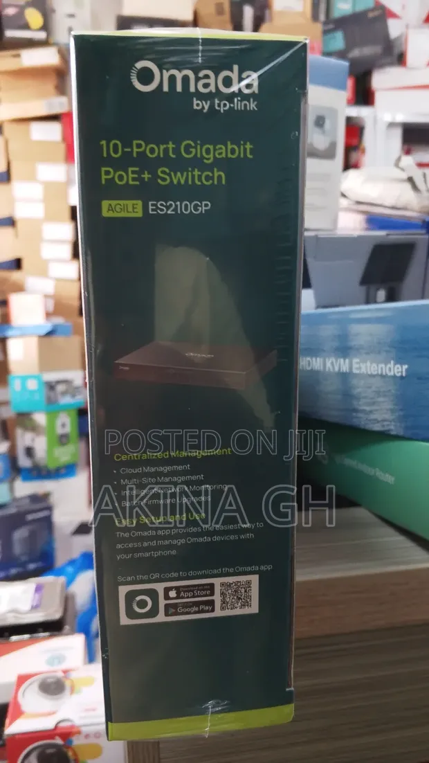 Omada Tp-Link 10 Port Gigabit Poe+ Switch (Agile Es210gp) 2
