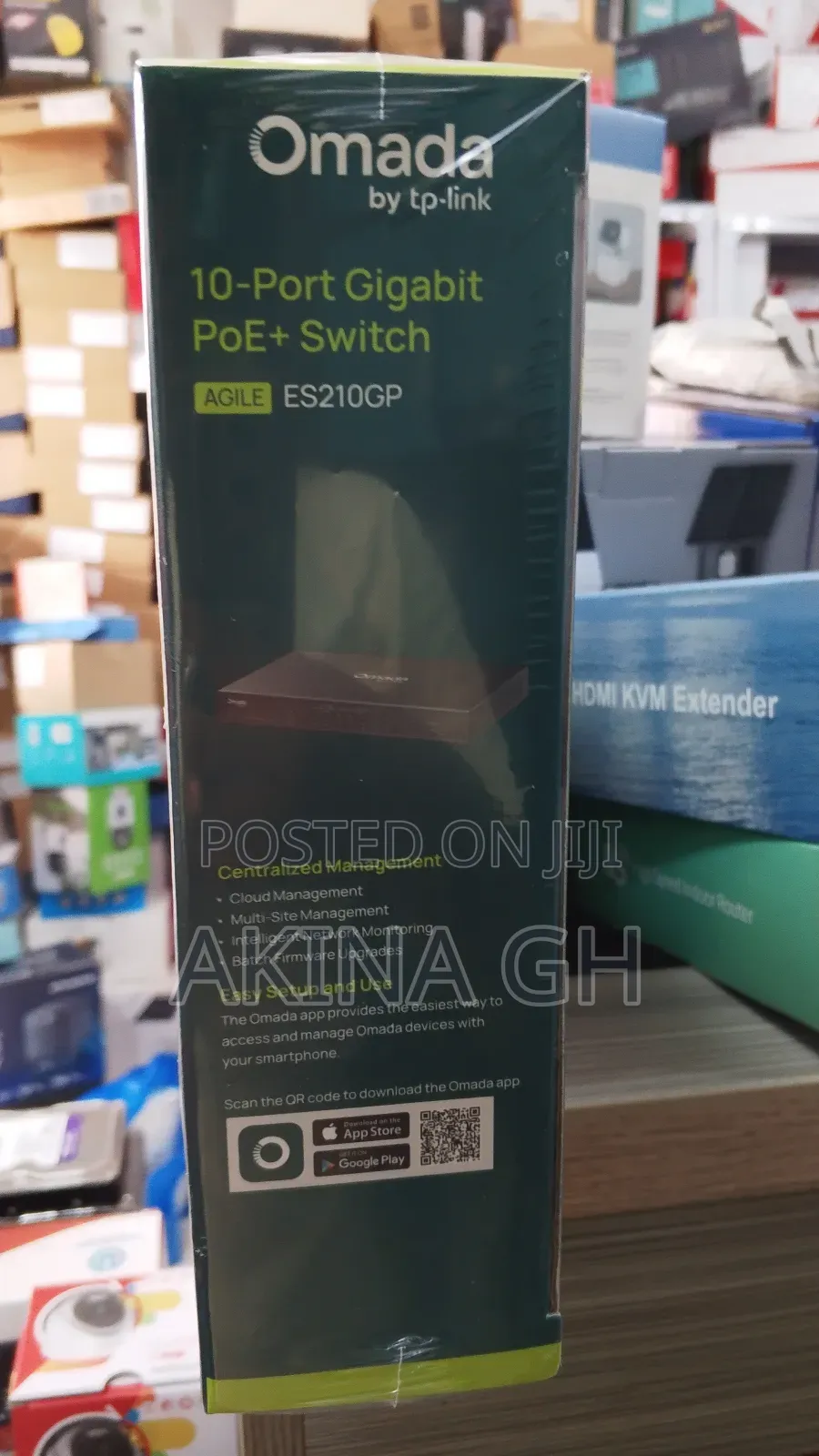 Omada Tp-Link 10 Port Gigabit Poe+ Switch (Agile Es210gp)