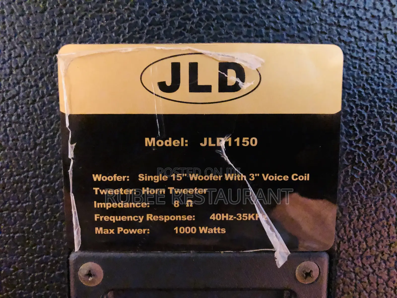 JLD 15 Inch Speaker
