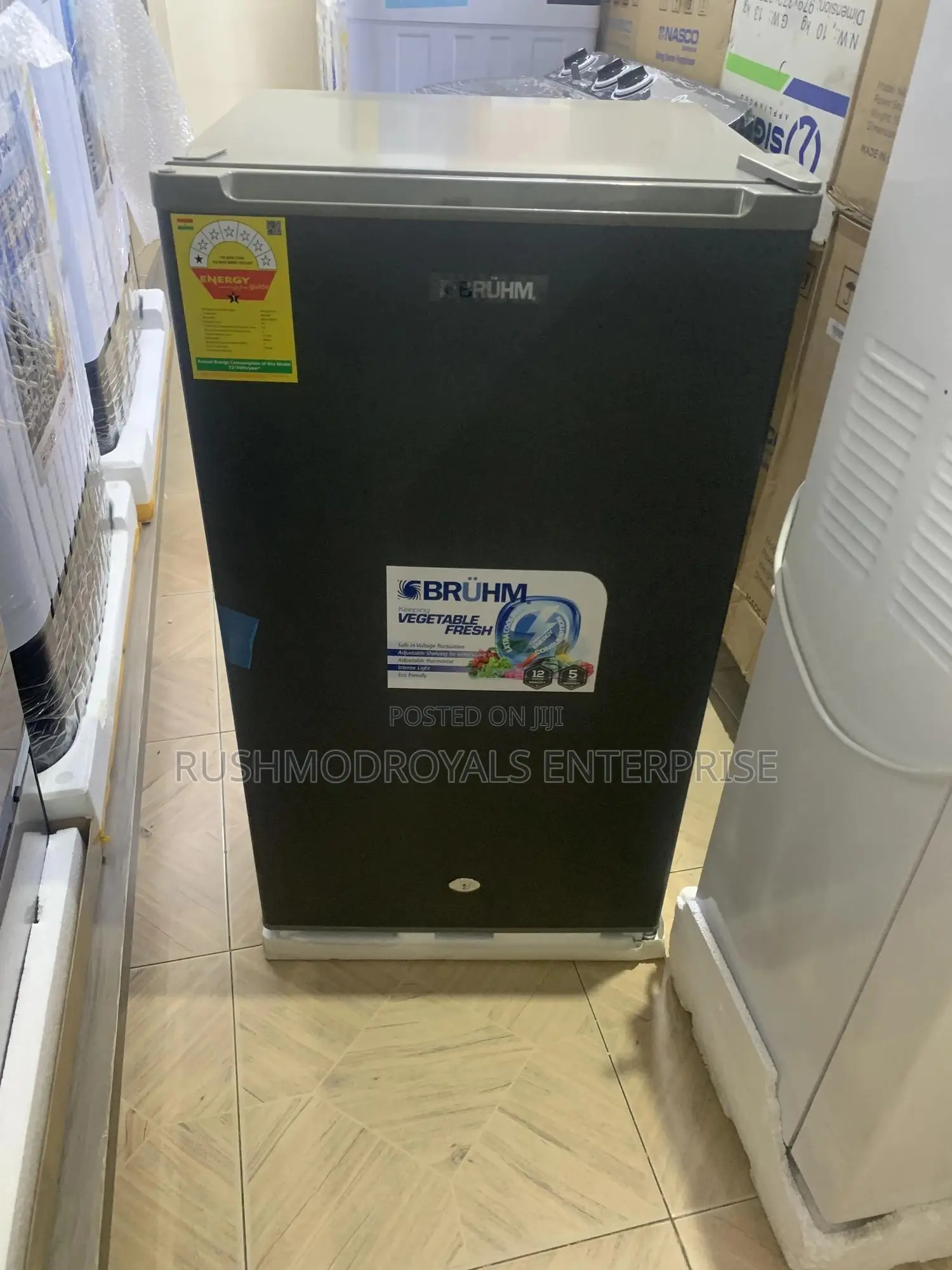 Bruhm 90l Table Top Fridge: Space-Saving Smart Cooling