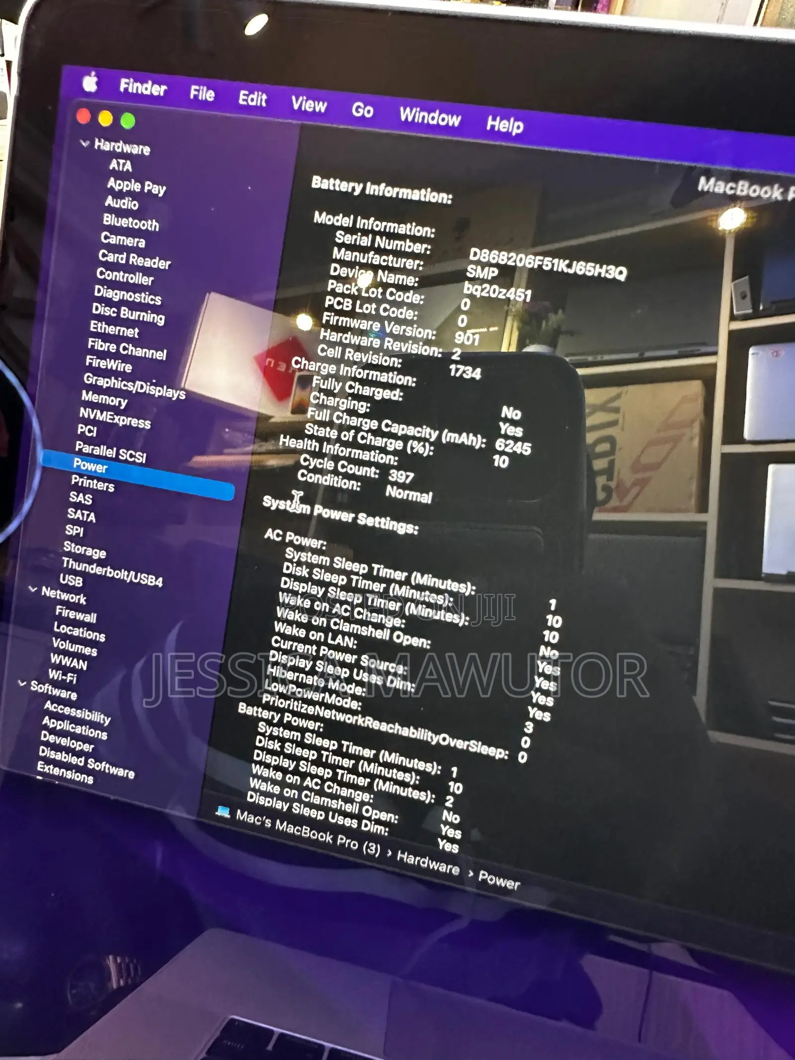 Laptop Apple MacBook Pro 16GB Intel Core i7 SSD 512GB