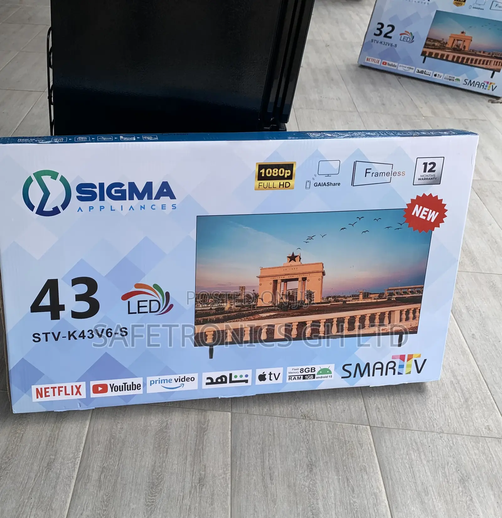 Correct Sigma 43 Inch Led Android Frameless Digital Tv