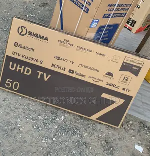 Order Durable 50 Inch Smart Android Sigma Uhd Frameless Tv