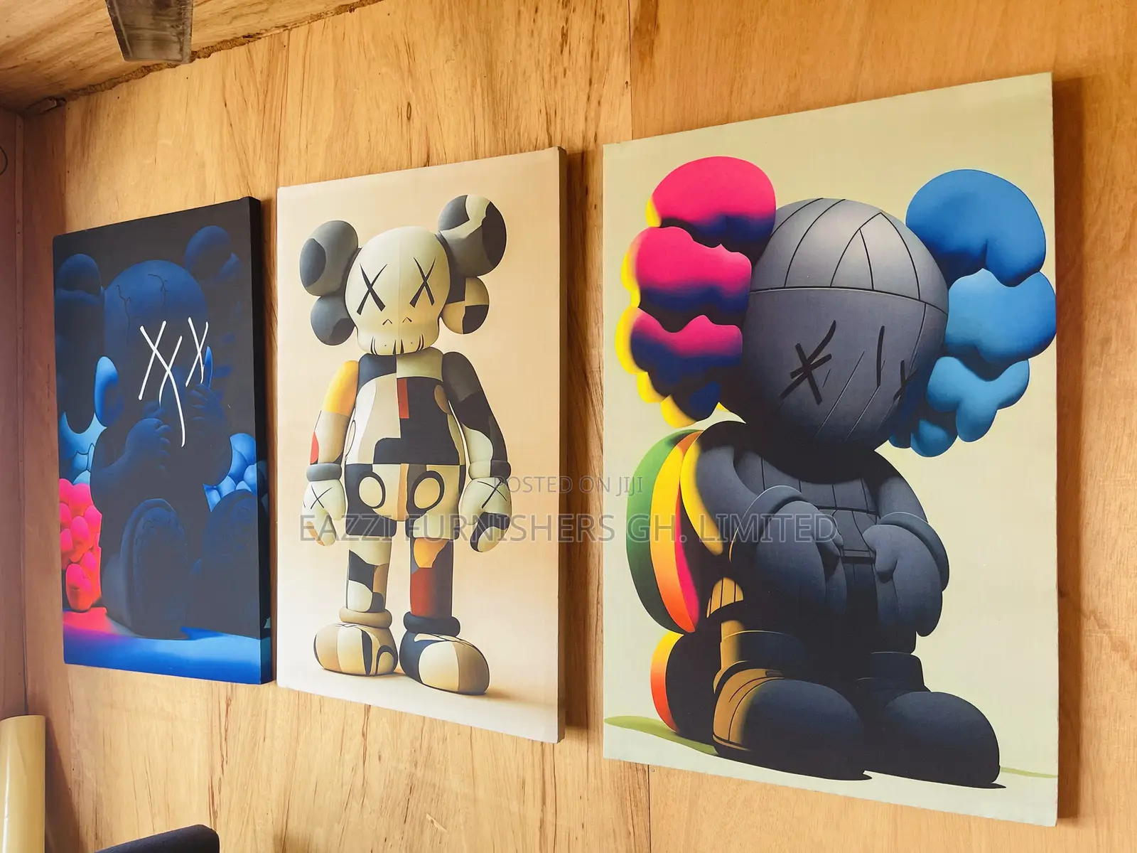 Real Clothing Canvas Colourful 3 Piece Wall Arts Canvas Frame