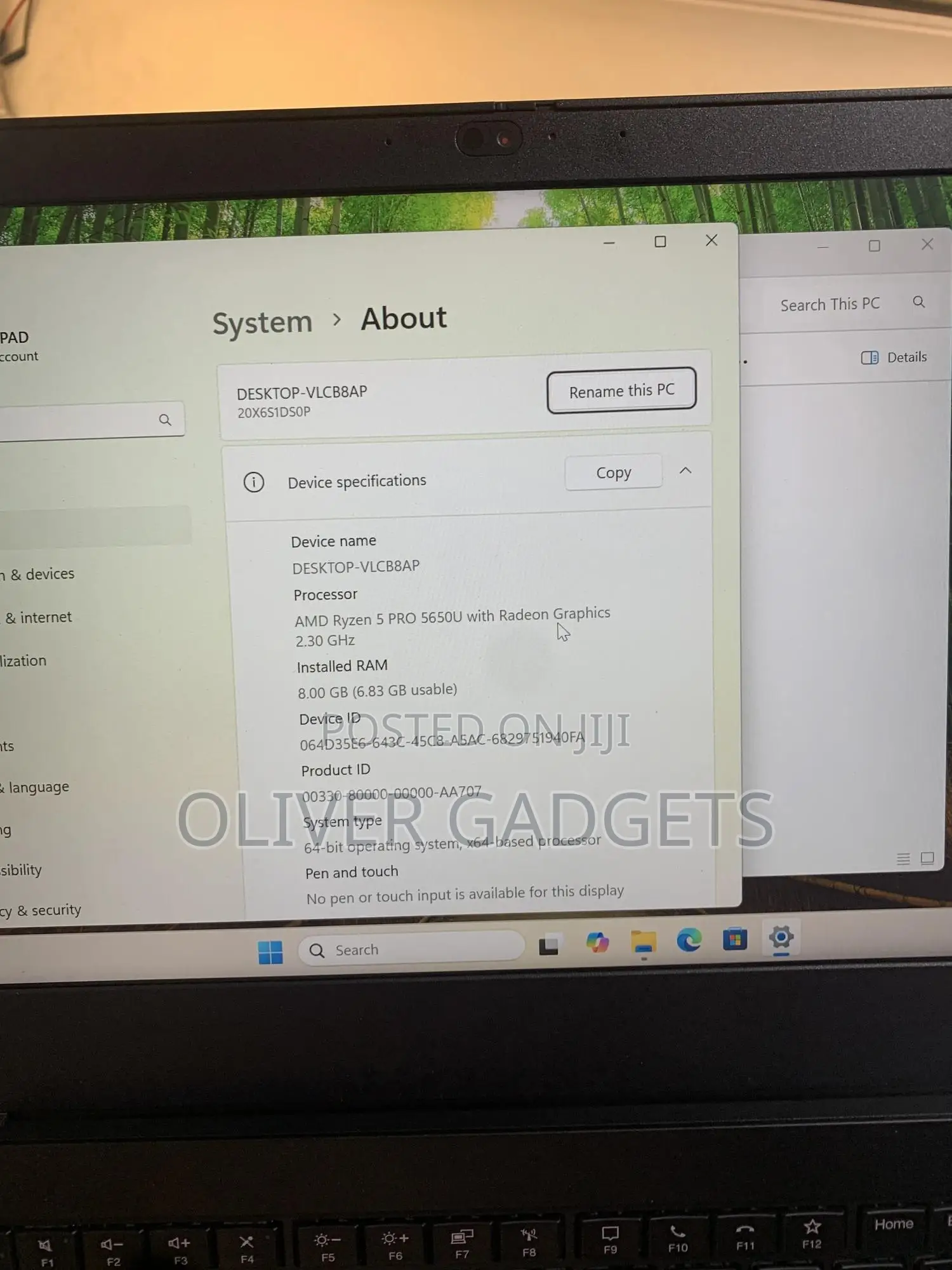 Laptop Lenovo Thinkpad L14 8GB AMD Ryzen 5 SSD 256GB