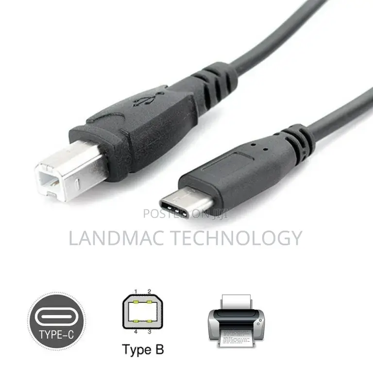 Type-C to Printer Cable
