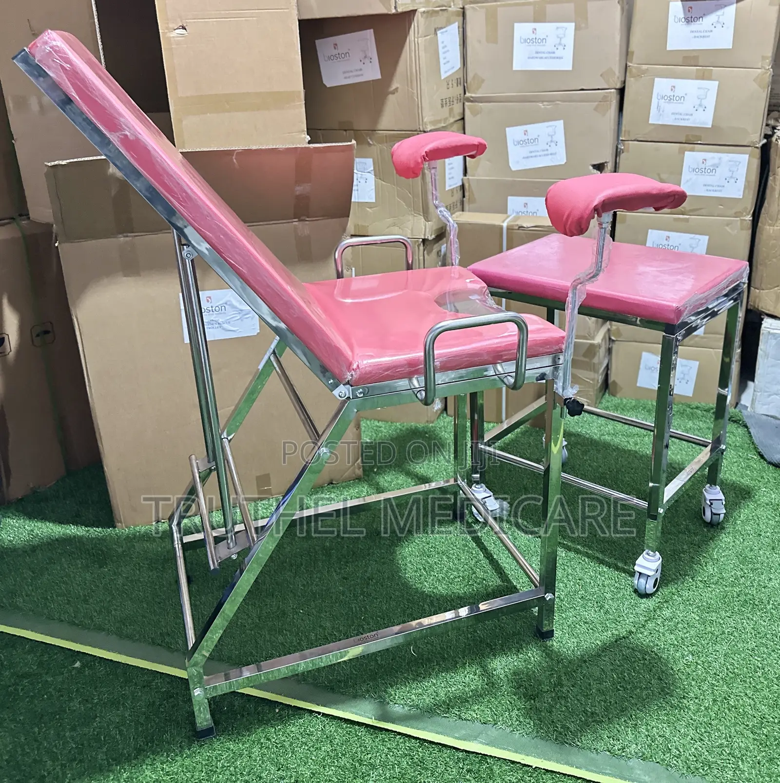 Delivery Bed Split-Style (Reinforced Stainless Steel) - 8legs