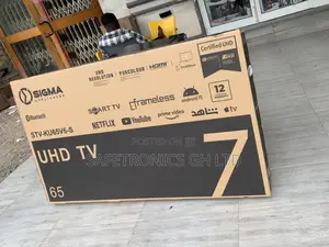 Authentic Sealed Sigma 65 Inch Led Android Frameless Tv