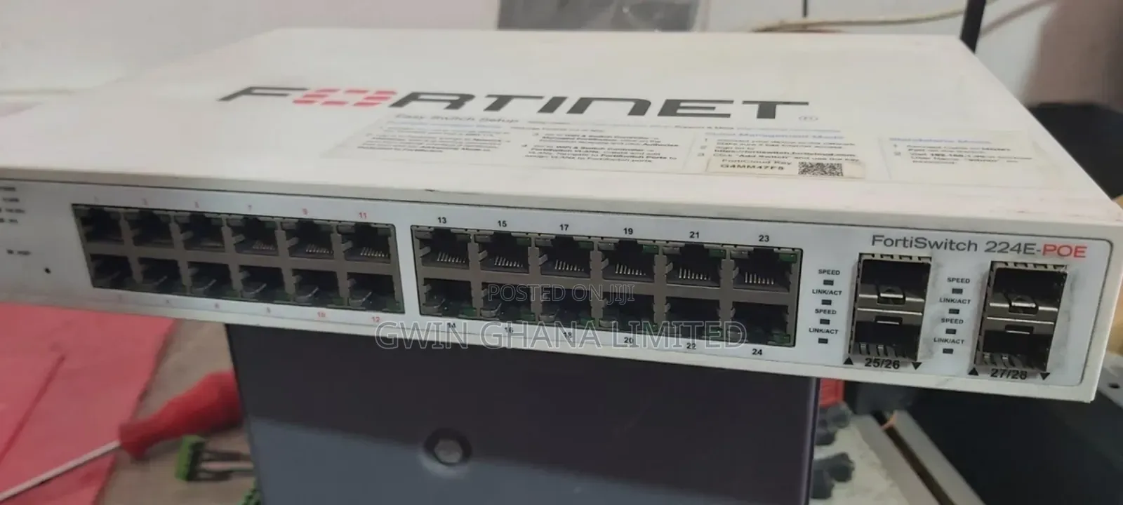 Fs-224e-Poe 24port Gigabit/12 Poe +4xge SFP Managed Layer 3.