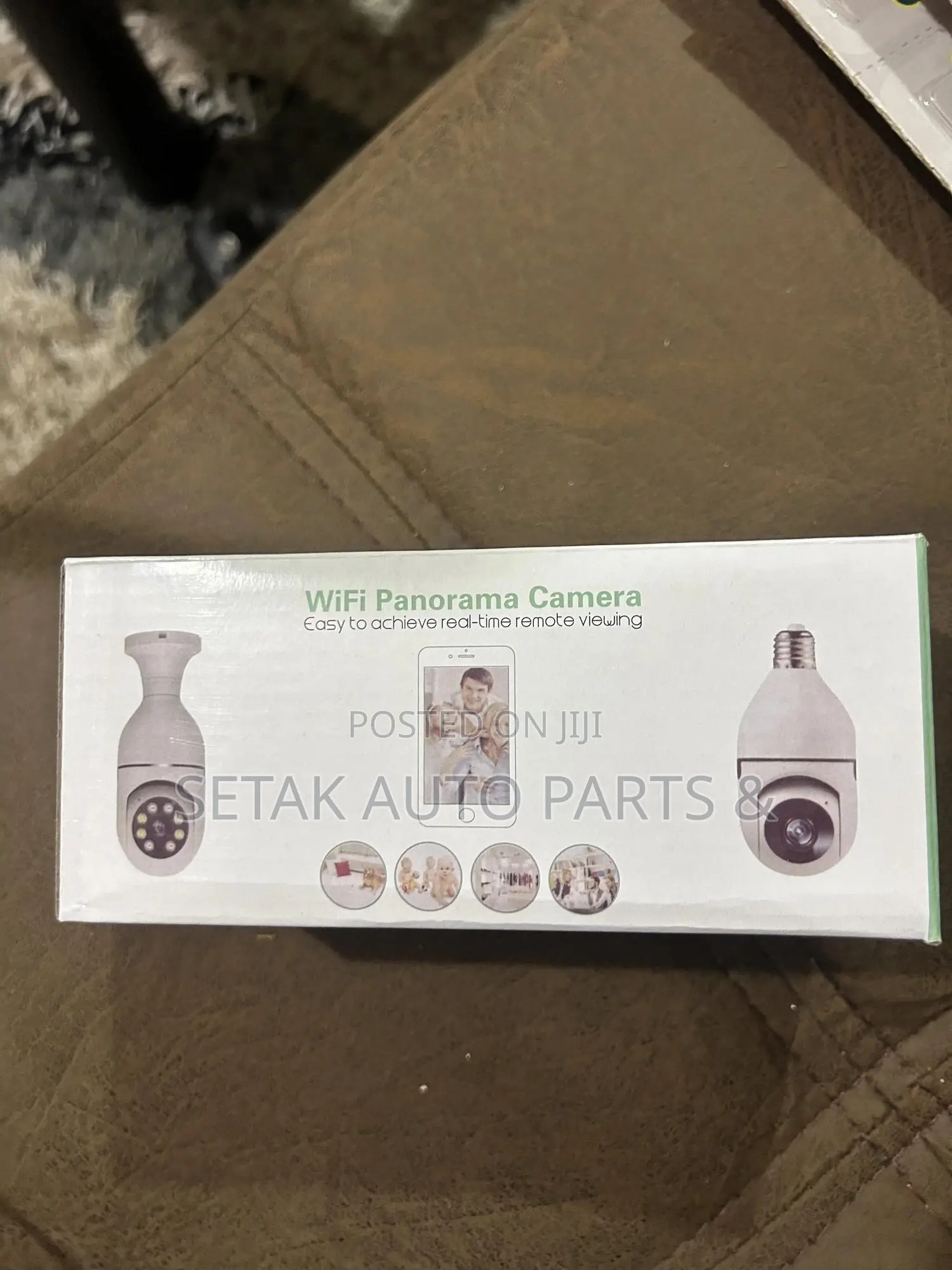 1080p Wifi Bulb Security Camera With Free 16gb Memory Card