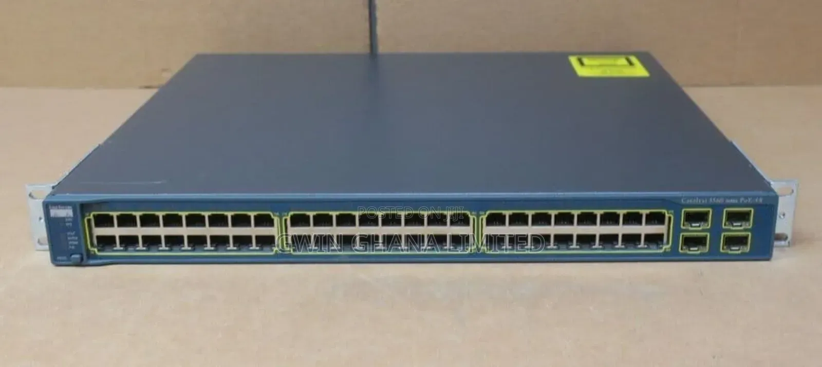 Cisco Ws-C3560-48ps-S 48-Port Poe Fast +4x 1gb SFP L3 Managed Switch