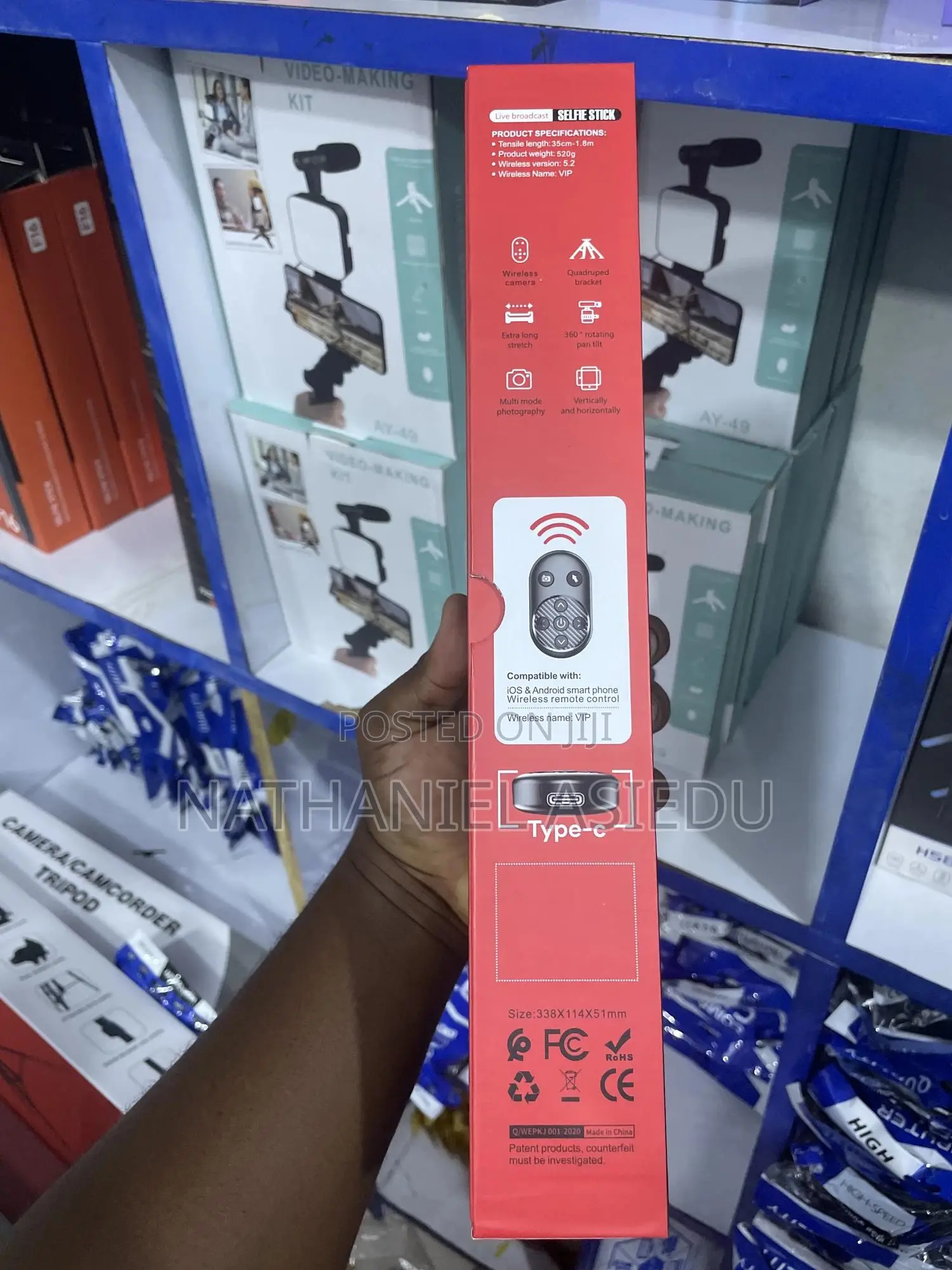 Tec Q515tk Tracking Gimbal Selfie Stick