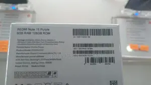 New Xiaomi Redmi Note 15 128 GB Black
