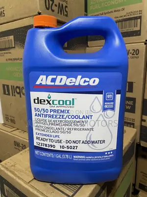 Acdelco Dexcool 50/50 Premix Antifreeze Coolant