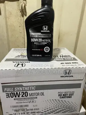 Honda Full Synthetic 0w-20 Motor Oil