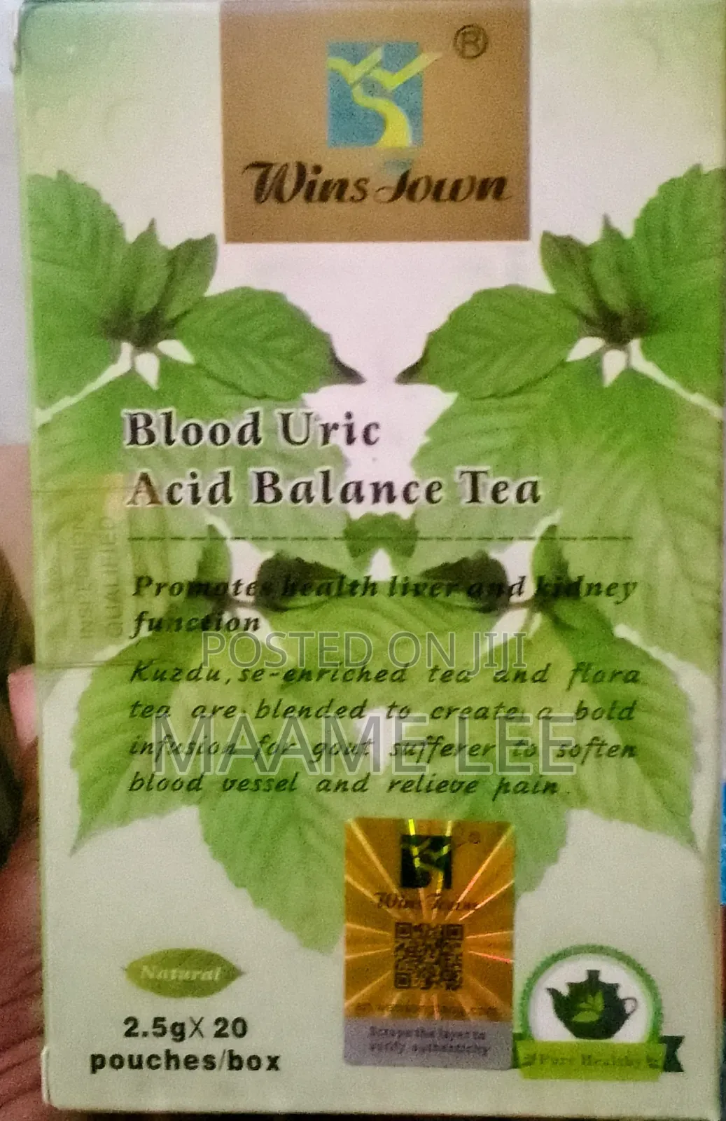 Blood Uric Acid and Balance Tea