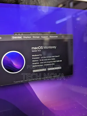 Laptop Apple MacBook Pro 2018 16GB Intel Core i7 SSD 512GB