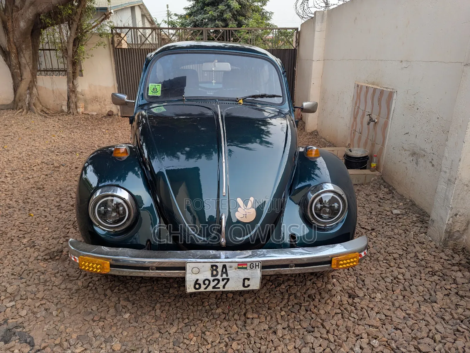 Volkswagen Beetle Cabriolet 1975 Green