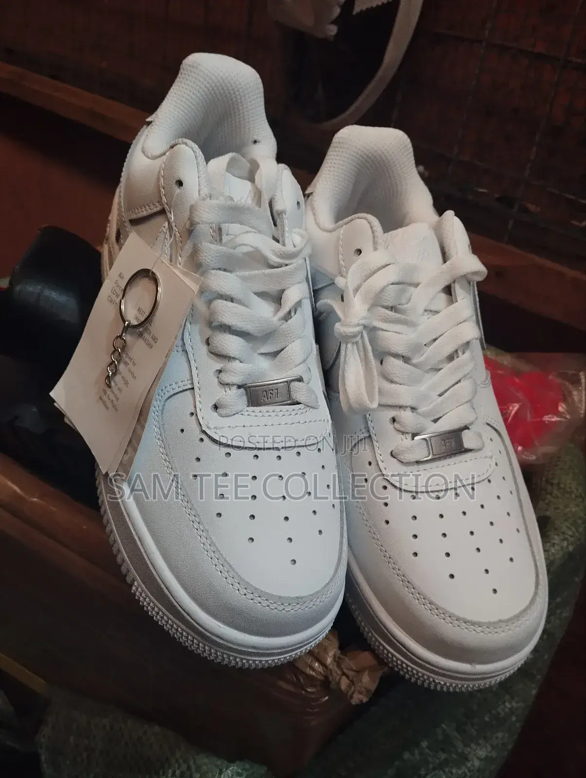Nike Air Force 1. Premium All Black and All White.