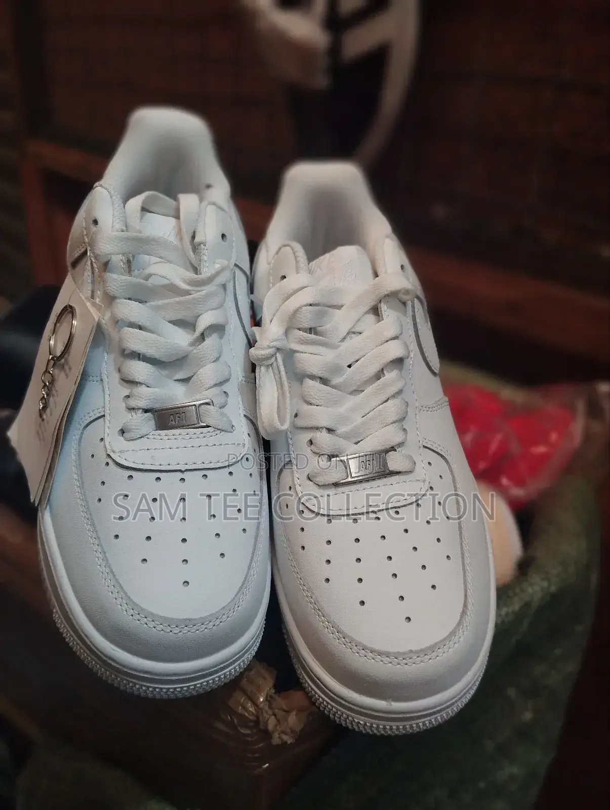 Nike Air Force 1. Premium All Black and All White.