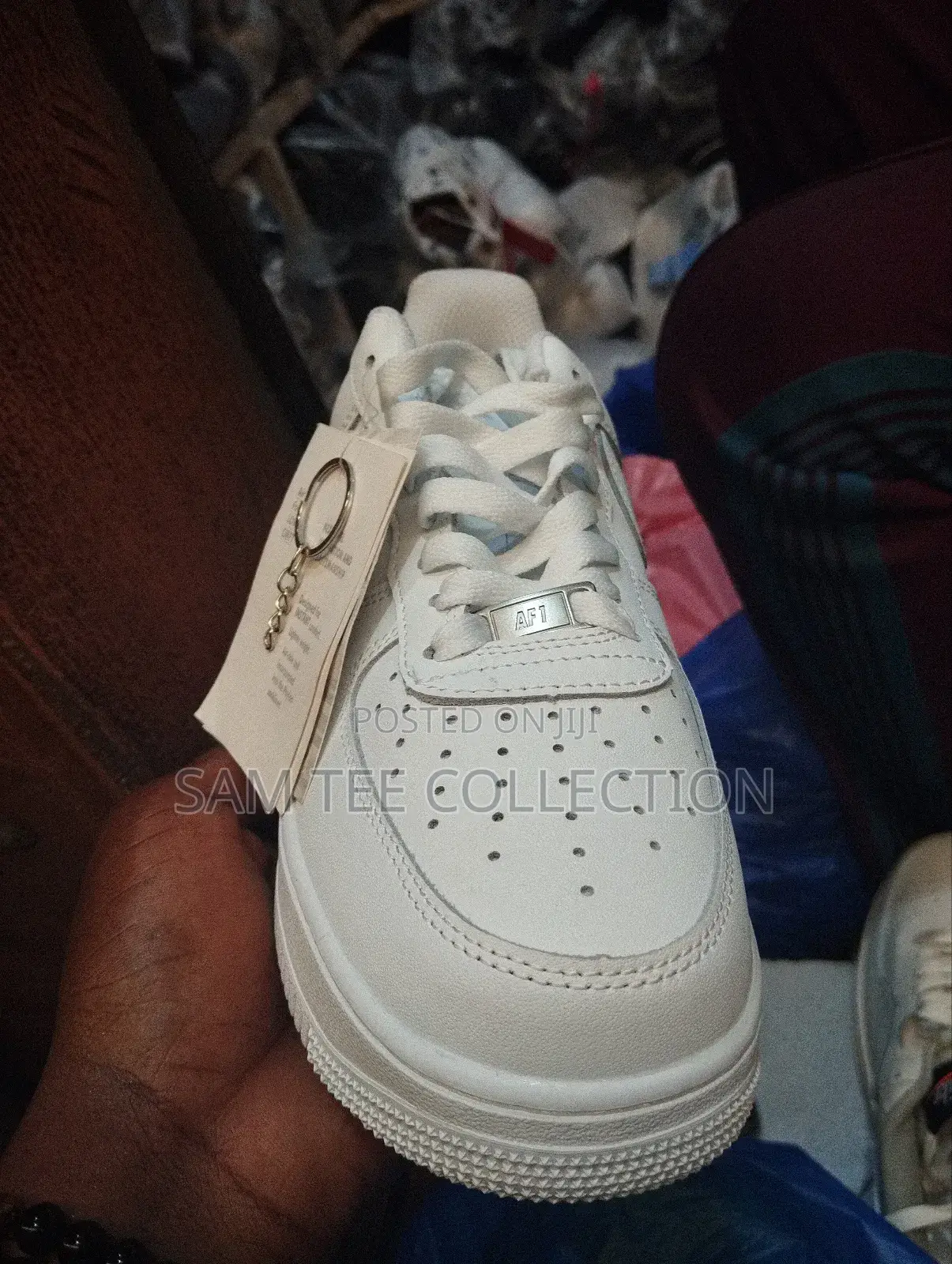 Nike Air Force 1. Premium All Black and All White.