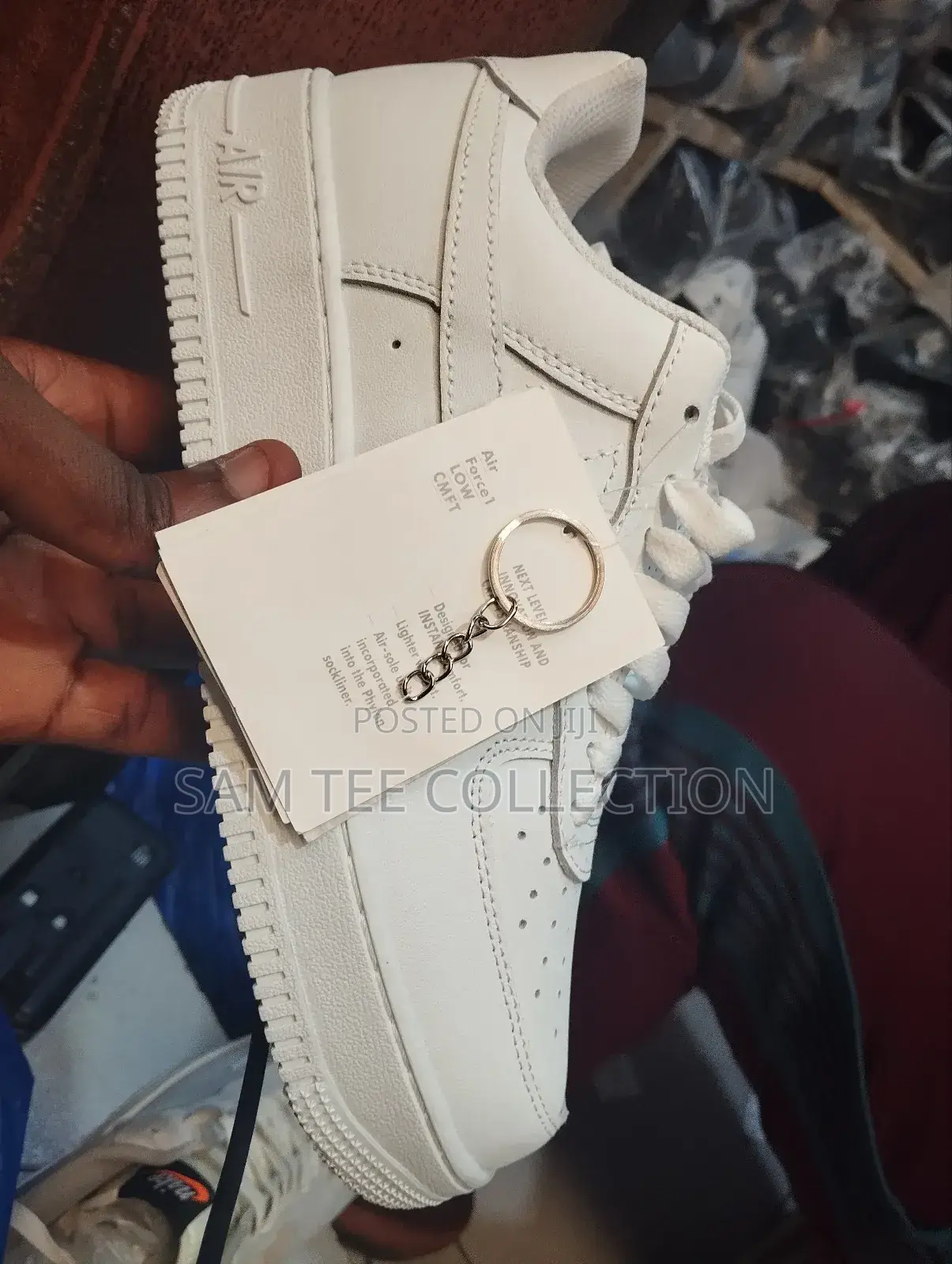 Nike Air Force 1. Premium All Black and All White.