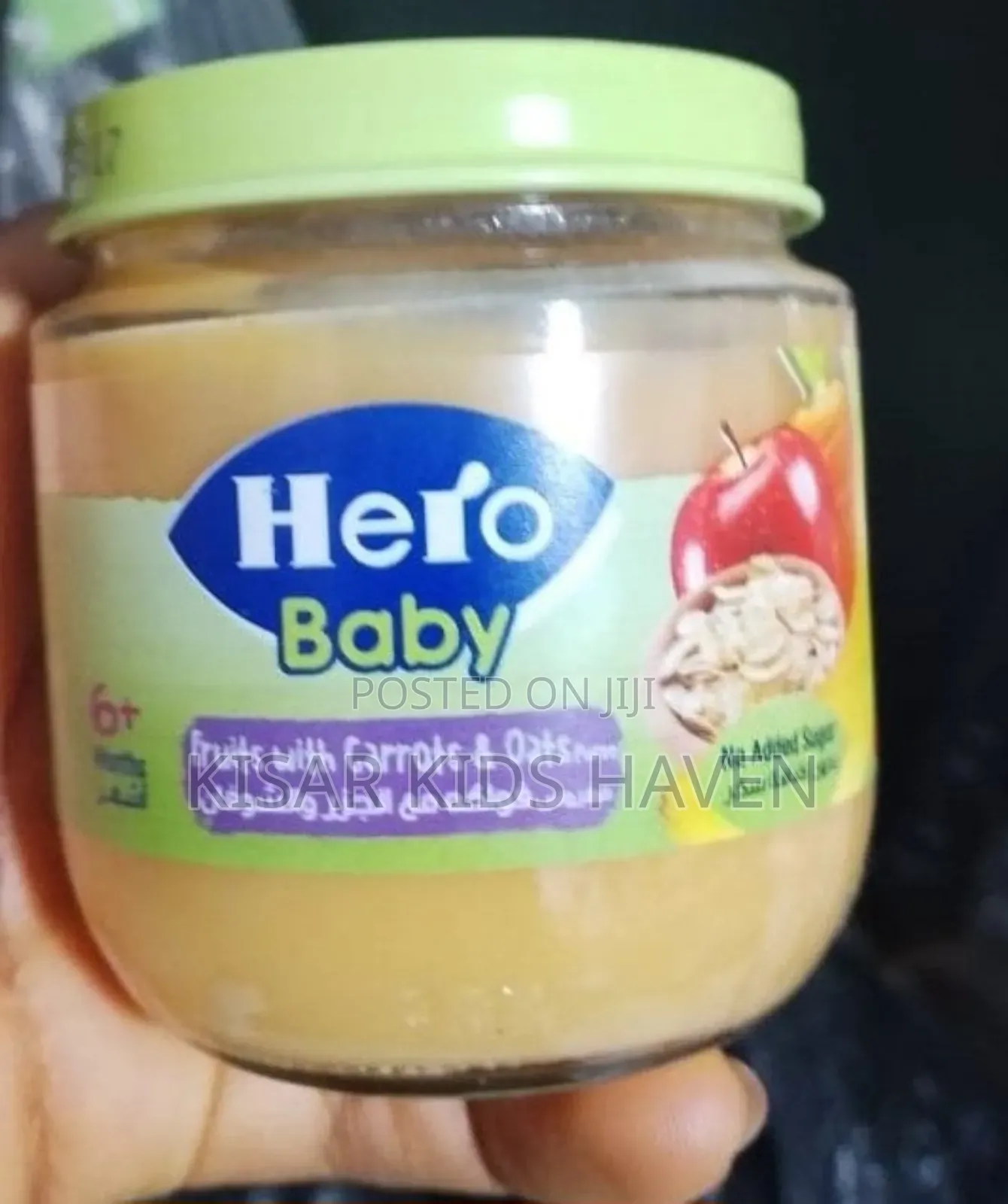 Hero Baby Bottle Jar 6months + ( Fruits With Carrots Oats)