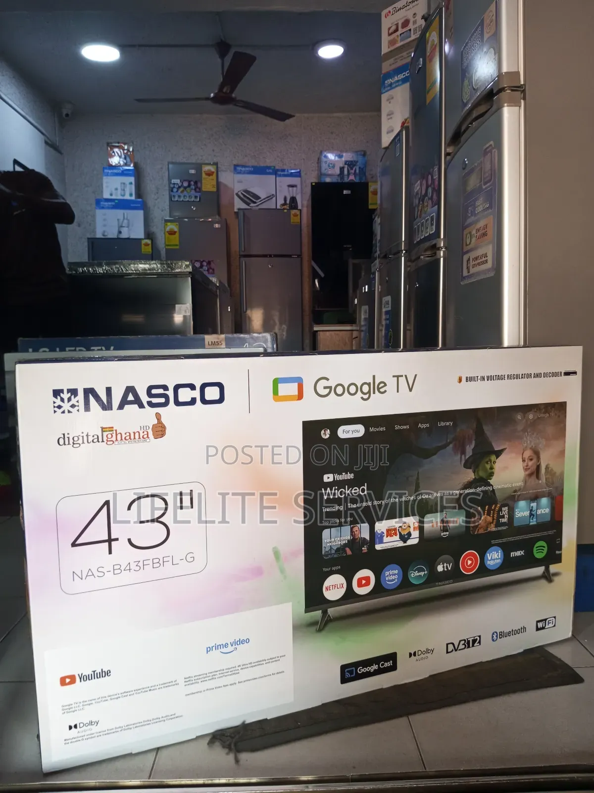 43" Tv Smart Android-nasco(Bluetooth)