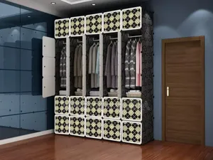 25 Cubes Plastic Wardrobe