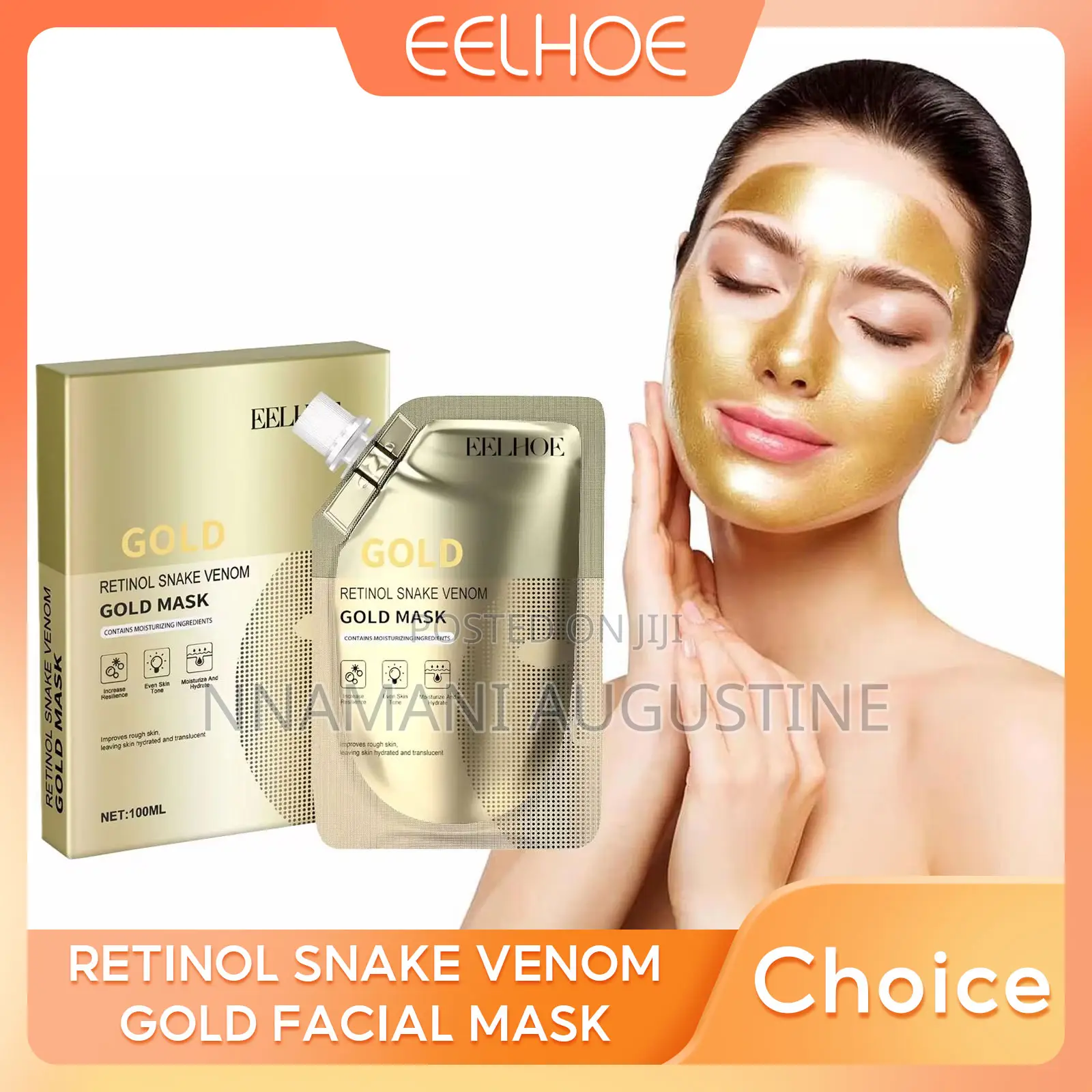Retinol Snake Venom Gold Mask