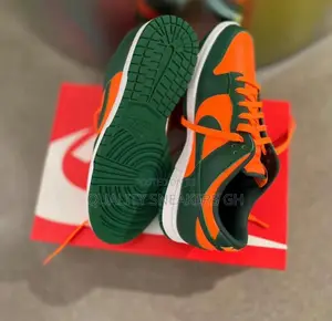 Nike Sb Green and Orange