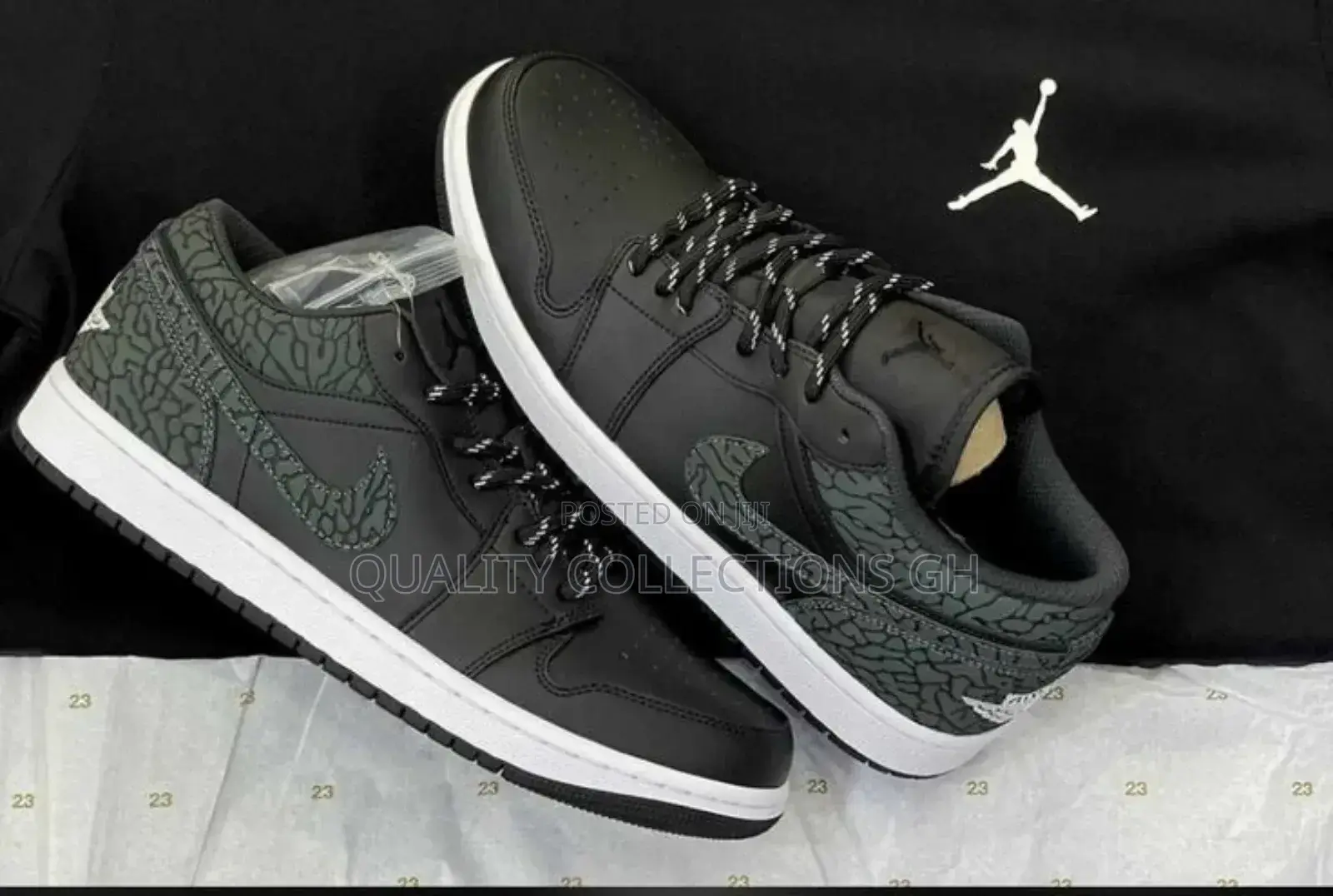 Jordan 1 Low Se Black Elephant