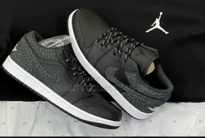 Jordan 1 Low Se Black Elephant