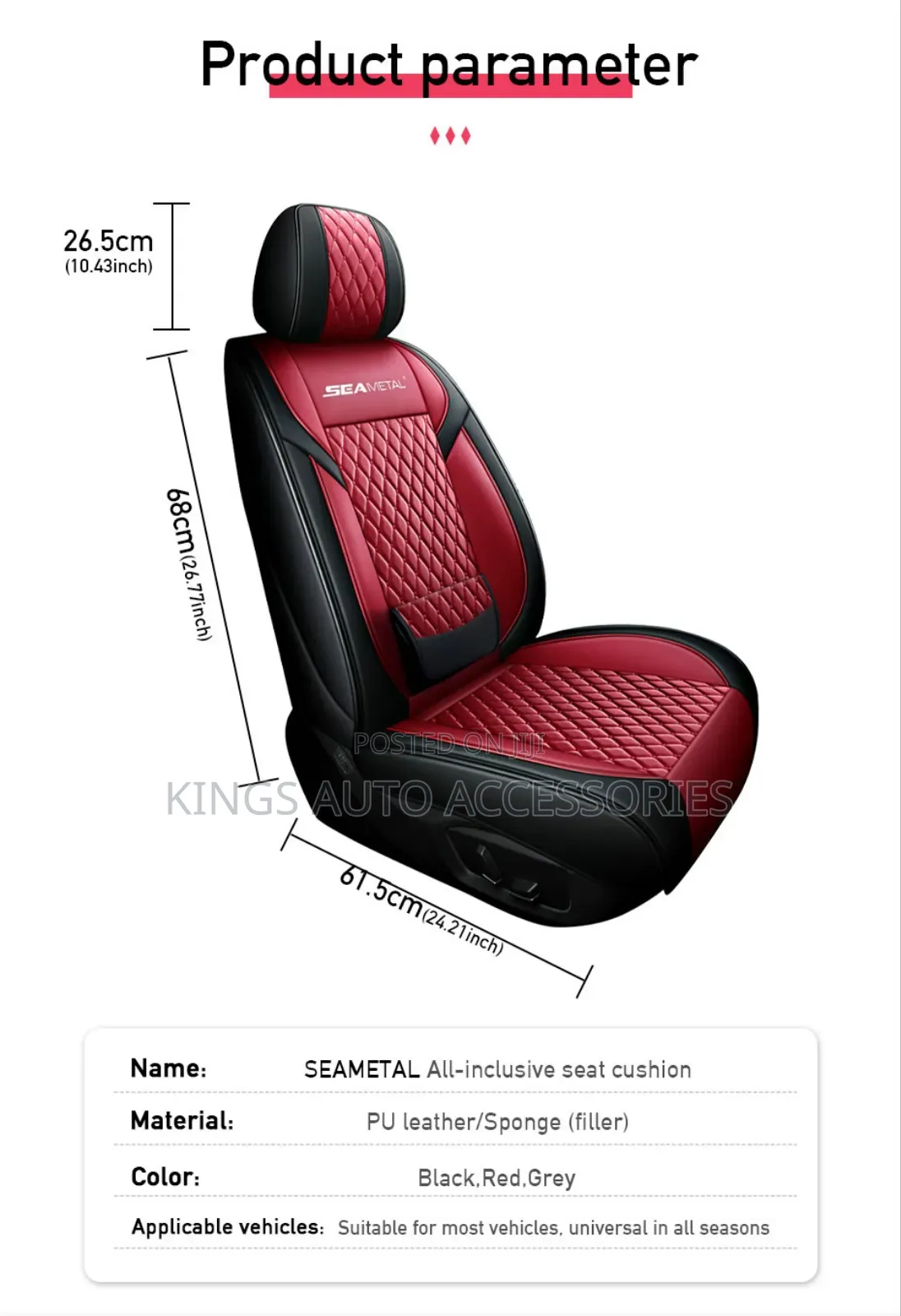 Full Coverage Car Seat Cushion