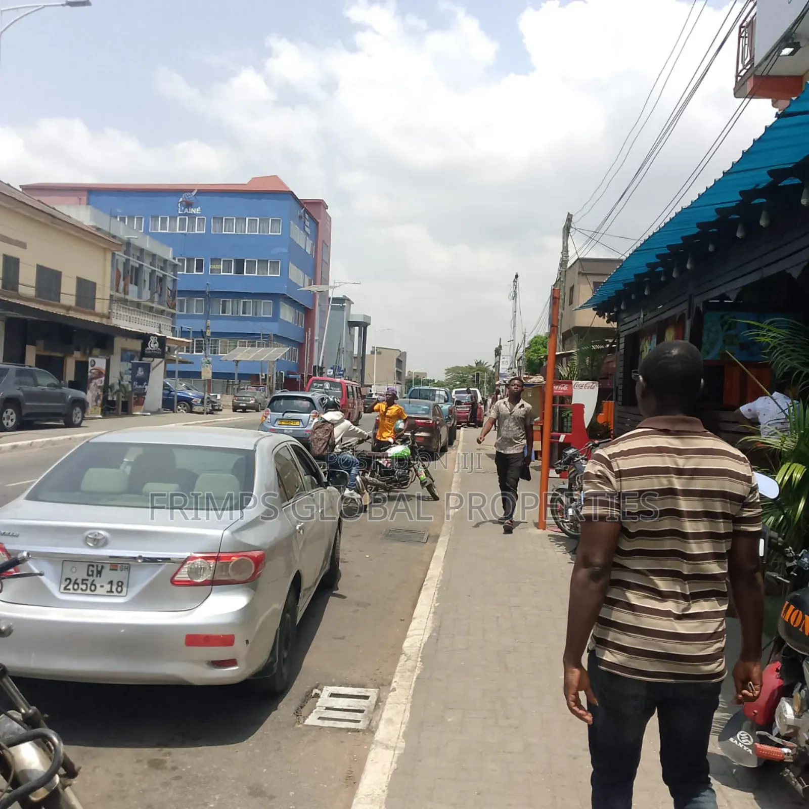 Roadside Quarter Plot at Adabraka for Sale