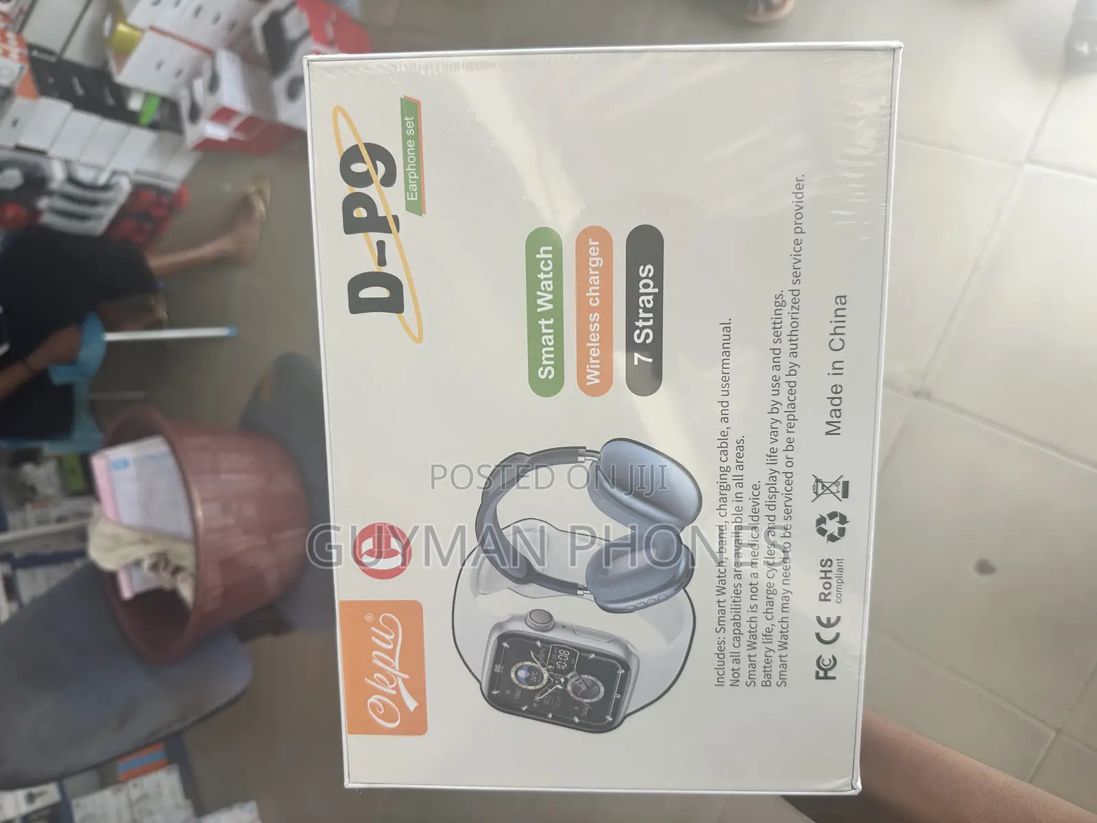 D-P9 Smart Watch Combo